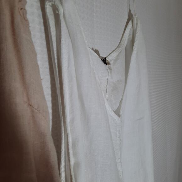 Francesca Bettini L Linen Slip Dress Bundle 3pc Made in Italy Natural Fiber - Picture 5 of 12